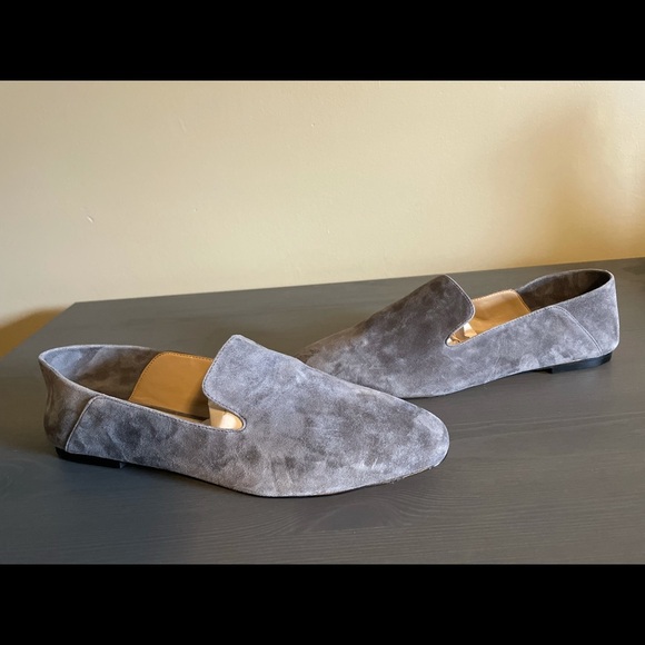 Ann Taylor Step Back Suede Smoking Slippers - Picture 2 of 8